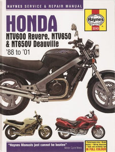 Honda NTV600 Revere, NTV650 and NT650V Deauville Service and Repair Manual 