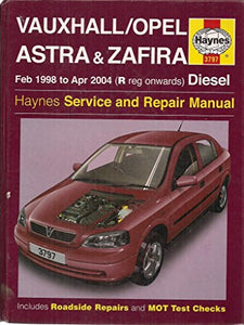 Vauxhall/Opel Astra and Zafira Diesel Service and Repair Manual 