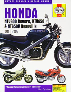 Honda NTV600 Revere, NTV650 and NTV650V Deauville Service and Repair Manual 