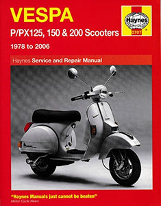 Vespa P/PX125, 150 and 200 Scooters Service and Repair Manual 