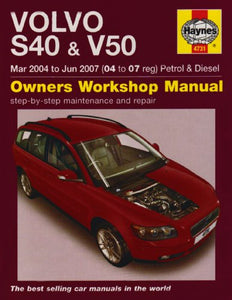 Volvo S40 and V50 Petrol and Diesel Service and Repair Manual 