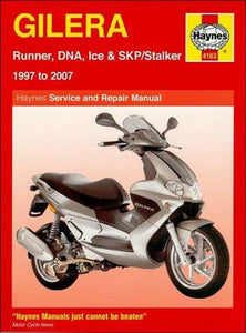 Gilera Runner, DNA, Ice and SKP/Stalker Service and Repair Manual 