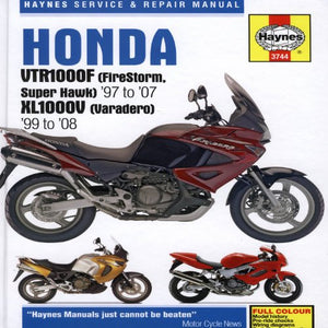 Honda VTR1000F (FireStorm, Super Hawk) and XL1000V Varadero) Service and Repair Manual 