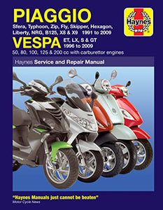 Piaggio (Vespa) Scooters (91 - 09) 