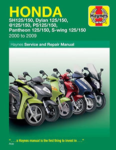 Honda 125 Scooters (SH, SES, NES, PES & FES 125) (00 - 09) 