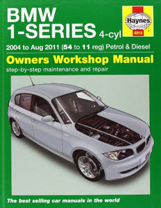 BMW 1-Series 4-cyl Petrol & Diesel Service & Repair Manual 