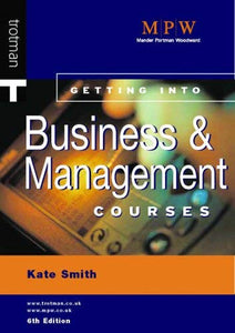 Getting into Business and Management Courses 