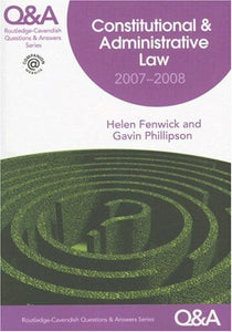 Q&A Constitutional & Administrative Law 2007-2008 