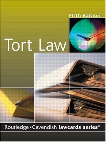 Cavendish: Tort Lawcards