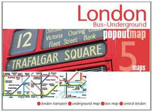 London Bus/underground PopOut Map 