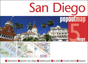 San Diego PopOut Map 