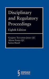 Disciplinary and Regulatory Proceedings 