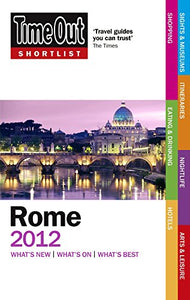 Time Out Shortlist Rome 6th edition 