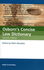 Osborn's Concise Law Dictionary 