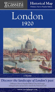 Cassini Historical Map, London 1919-1922 (LON-POP) 