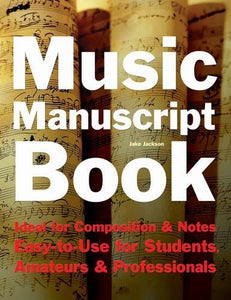 Music Manuscript Book 