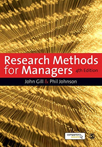 Research Methods for Managers 