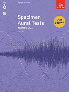 Specimen Aural Tests, Grade 6 with CD 