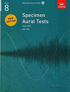 Specimen Aural Tests, Grade 8 with 2 CDs 