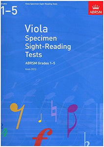 Viola Specimen Sight-Reading Tests, ABRSM Grades 1-5 