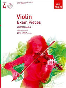 Violin Exam Pieces 2016-2019, ABRSM Grade 4, Score, Part & CD 