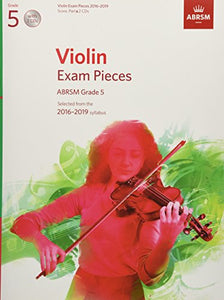 Violin Exam Pieces 2016-2019, ABRSM Grade 5, Score, Part & 2 CDs 