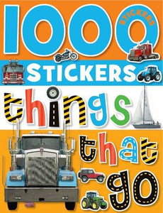 1000 Stickers Things That Go 