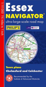 Philip's Essex Navigator Road Map 