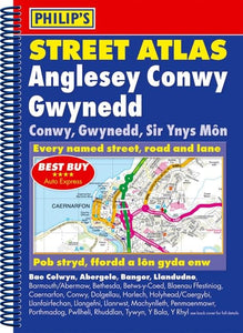 Philip's Street Atlas Anglesey, Conwy and Gwynedd 