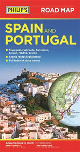 Philip's Spain and Portugal Road Map 