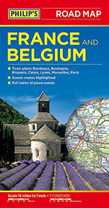 Philip's Road Map France and Belgium 