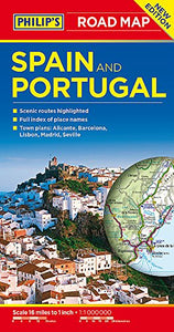 Philip's Spain and Portugal Road Map 