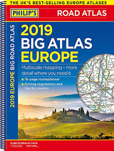 Philip's 2019 Big Road Atlas Europe 