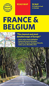 Philip's Road Map France and Belgium 