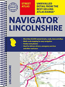 Philip's Street Atlas Navigator Lincolnshire 