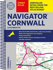 Philip's Street Atlas Navigator Cornwall & Plymouth 