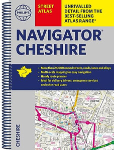 Philip's Street Atlas Navigator Cheshire 