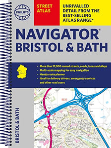 Philip's Street Atlas Navigator Bristol & Bath 