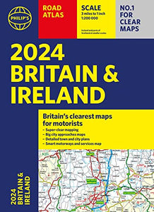 2024 Philip's Road Atlas Britain and Ireland 