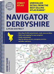 Philip's Navigator Street Atlas Derbyshire and the Peak District 