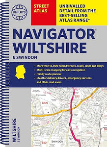 Philip's Navigator Street Atlas Wiltshire and Swindon 