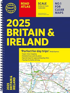 2025 Philip's Road Atlas Britain and Ireland 