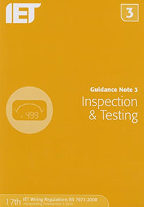 Guidance Note 3: Inspection & Testing 