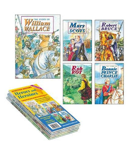 William Wallace; Robert Bruce; Mary Queen of Scots; Rob Roy; Bonnie Prince Charlie 5 book pack 