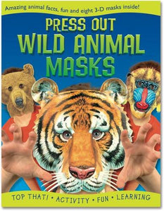 Press Out Wild Animal Masks 