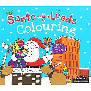 Santa is Coming to Leeds Colouring 