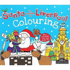 Santa is Coming to Liverpool Colouring 