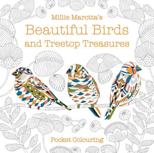 Millie Marotta's Beautiful Birds and Treetop Treasures Pocket Colouring 