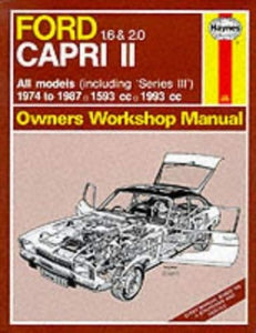 Ford Capri II All Models 1974-87 Owner's Workshop Manual 