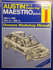 Austin, M.G.and Vanden Plas Maestro Owners Workshop Manual 